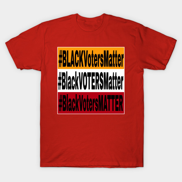 Black Voters Matter - Tri-Color - Double-sided by Blacklivesmattermemorialfence